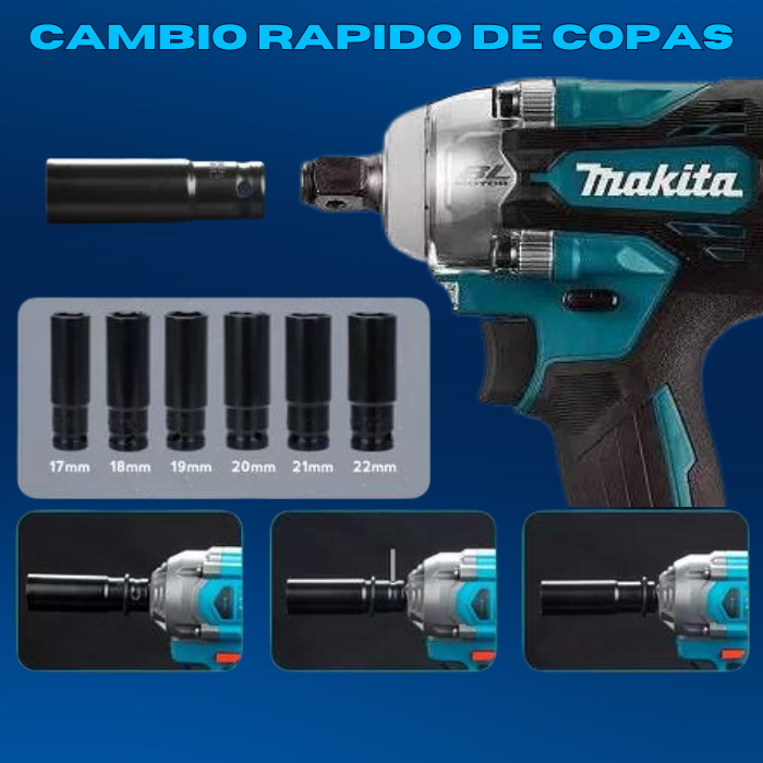 Llave de impacto Makita Punta de 1/2.